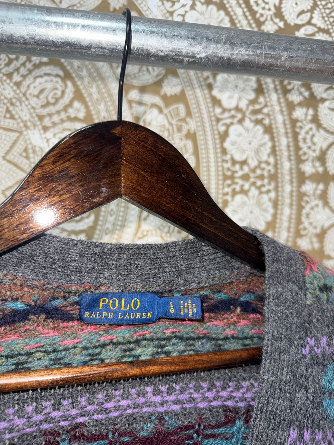 폴로랄프로렌 빈티지 에스닉 니트 가디건  상품이미지4