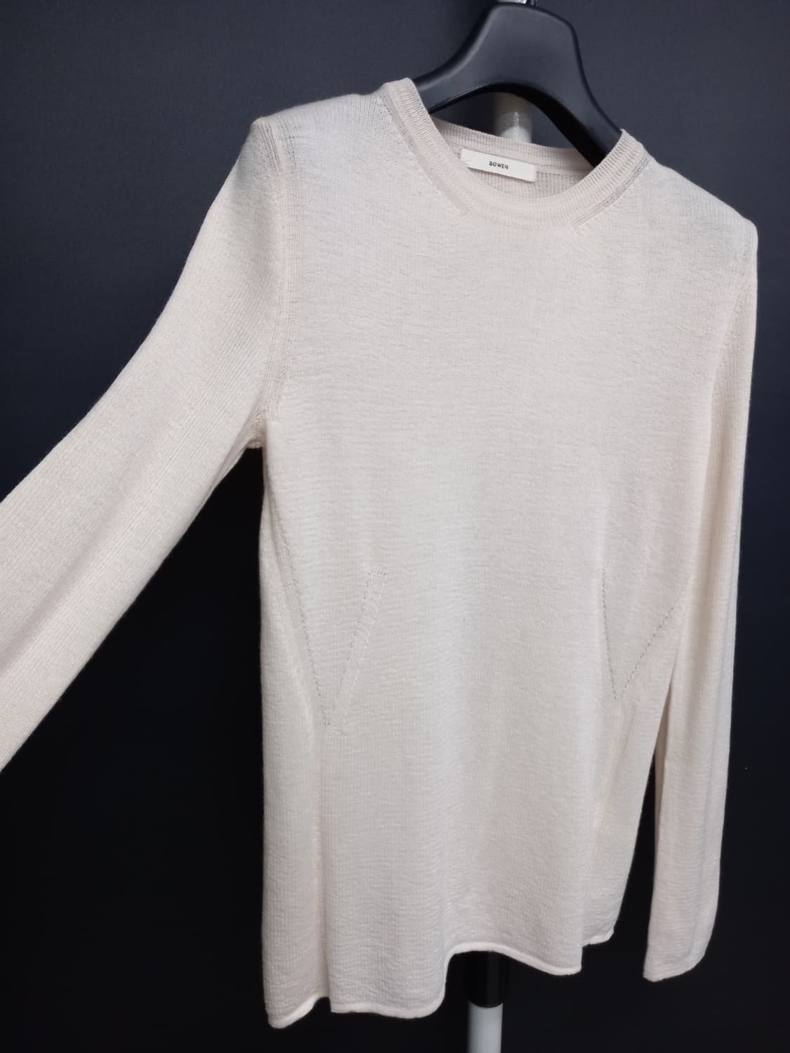 새 BOWEN 보웬 춘추동 울 니트블라우스 F 33-66 상품이미지4