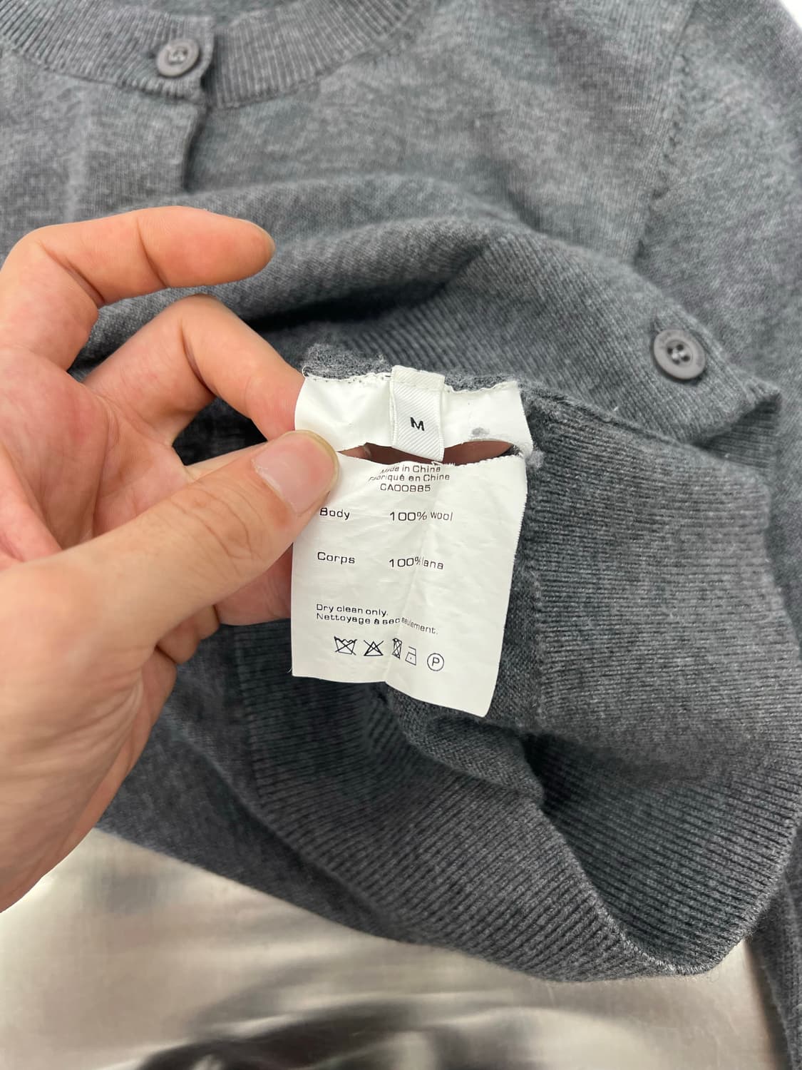 알렉산더 왕 그레이 라나 울 스웨터 가디건  상품이미지8