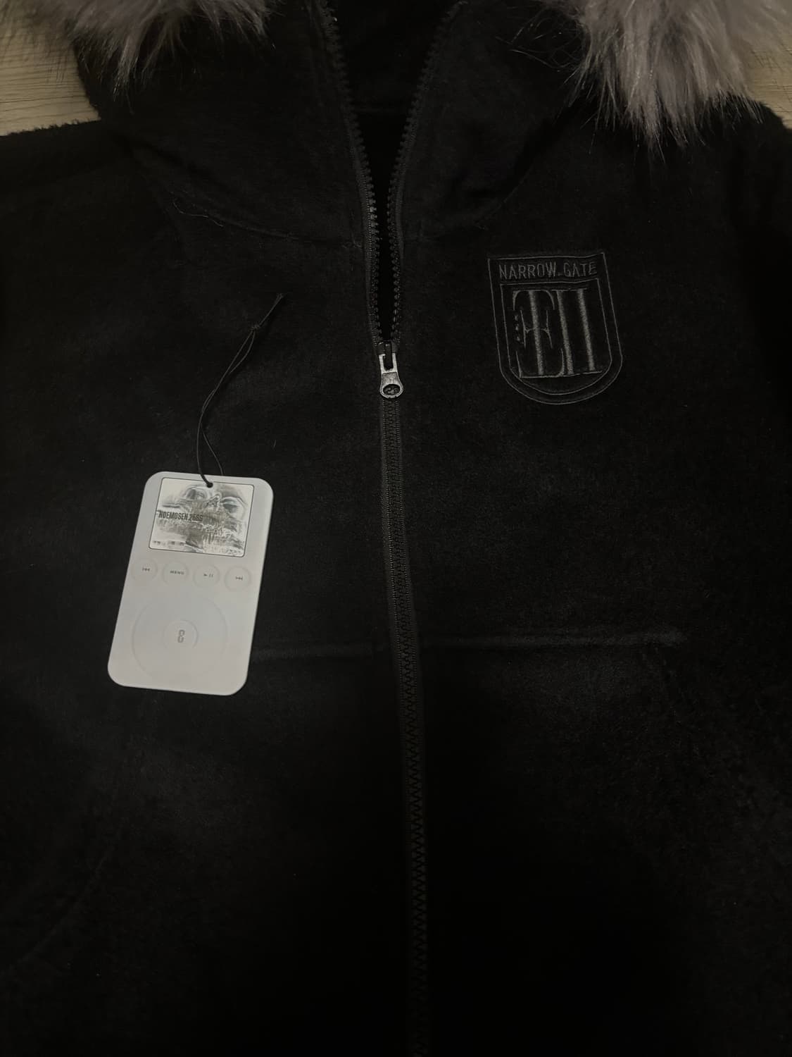 [no E mosen] Cross Print Hoodie zip 상품이미지4