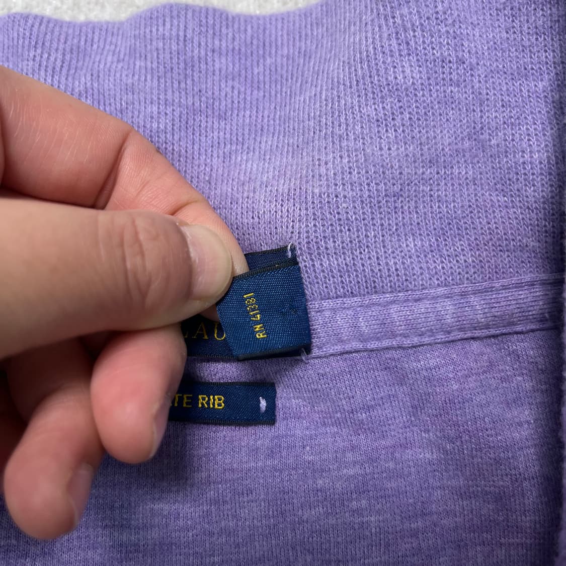 100 폴로 랄프로렌 반집업 니트 상품이미지4