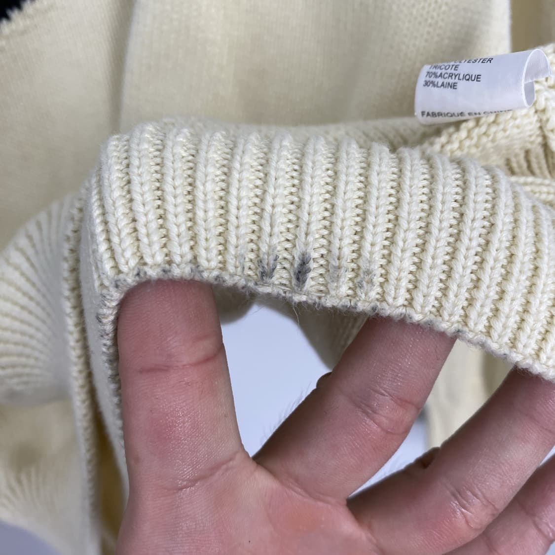 스투시 컬리 S 스웨터 내추럴 상품이미지7