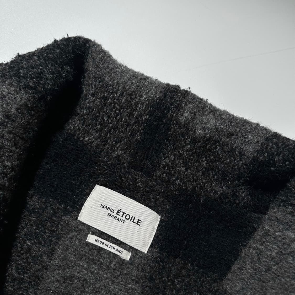 이자벨마랑 지노 체크 울 코트 상품이미지5