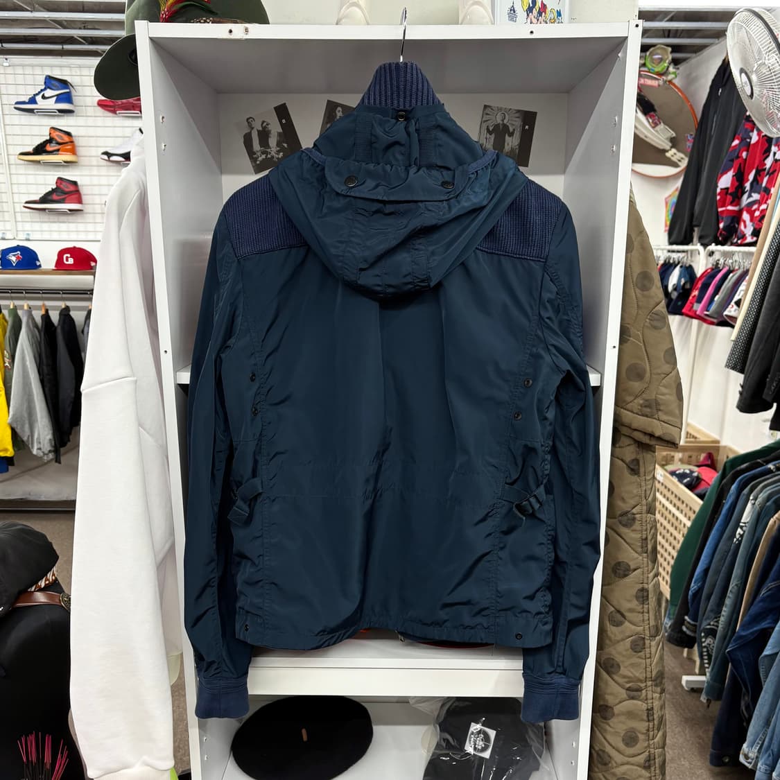 (M) 몽클레어 하이브리드 나일론 바람막이 자켓 상품이미지3