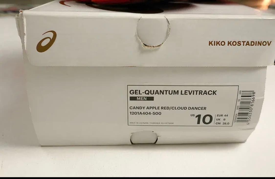 아식스 x 키코 코스타디노브 젤 퀀텀 레비트랙 애플 레드 (280) 상품이미지10