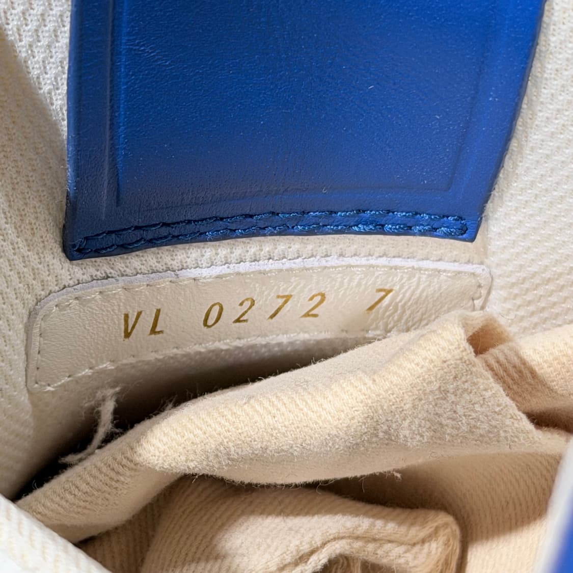 (A/7) / 루이비통 LV 모노그램 트레이너 스니커즈 블루 상품이미지8