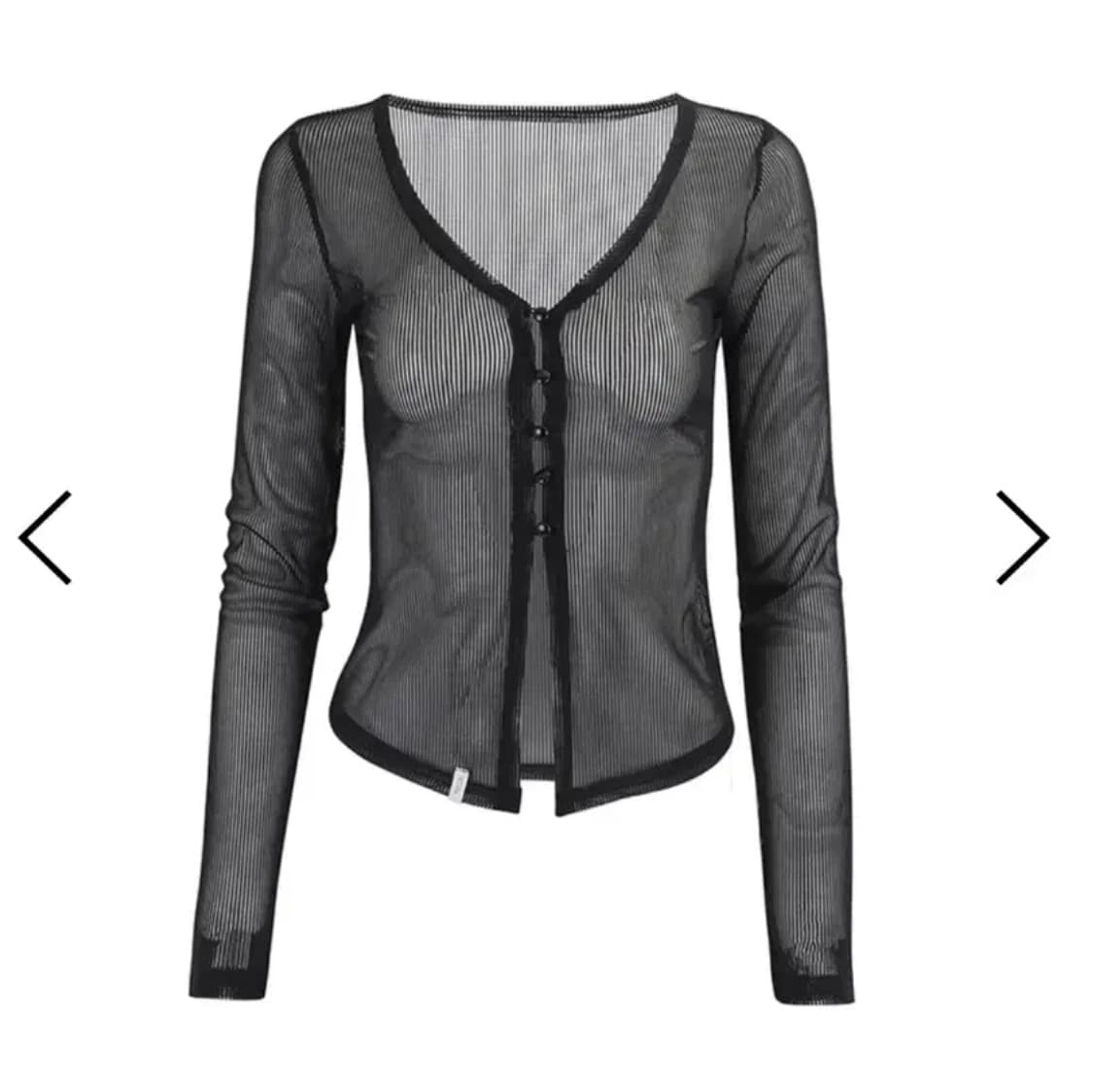 킴서울 니체 시스루 가디건 킴즈서울 niche cardigan 상품이미지1