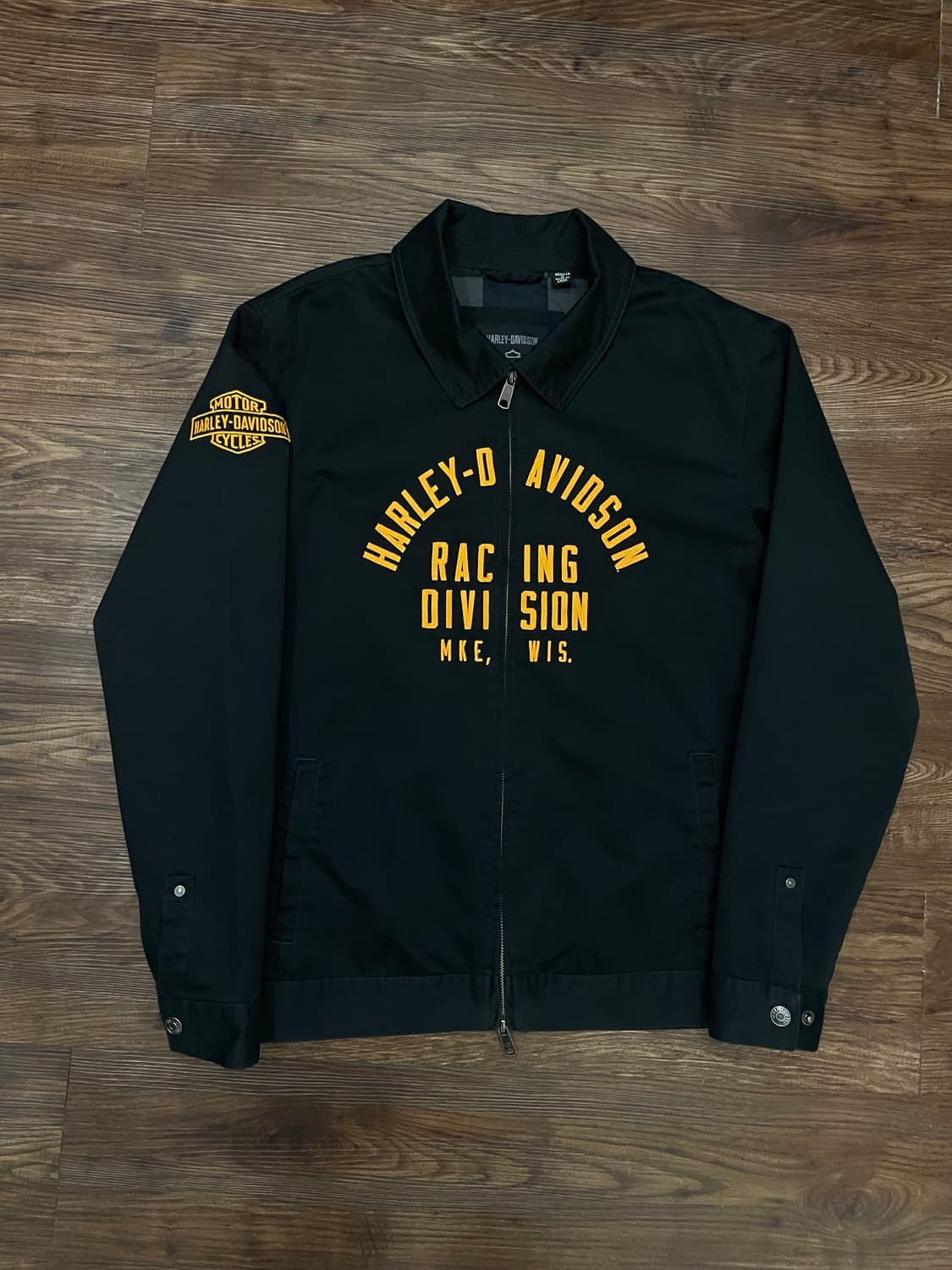 할리데이비슨 투웨이 레이싱 자켓 블랙 상품이미지1