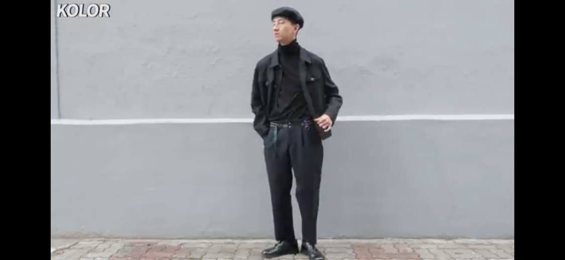 Kolor 벨티드 디테일 팬츠 상품이미지1