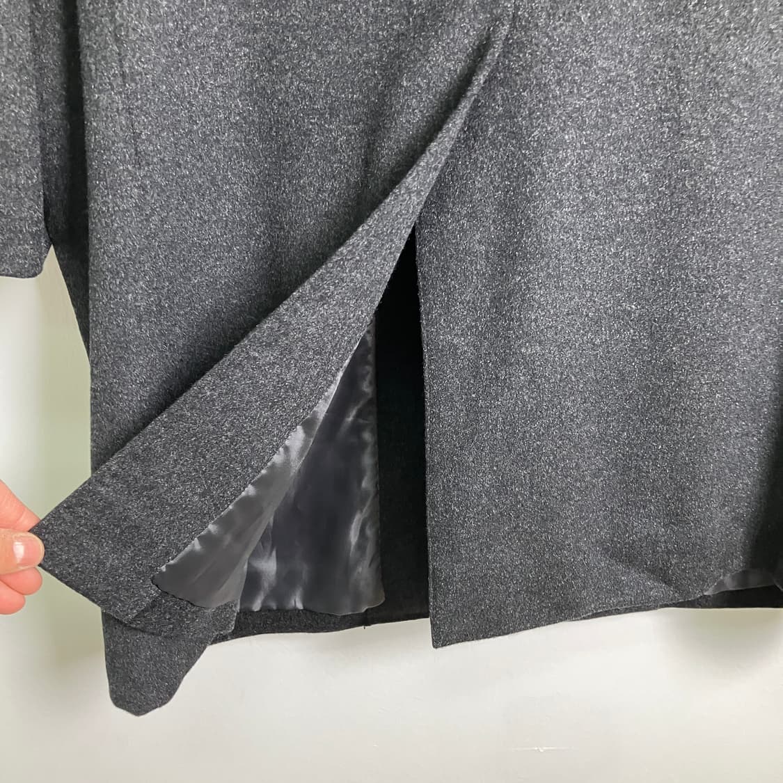 Suit Select 차콜 캐시미어 코트  상품이미지7