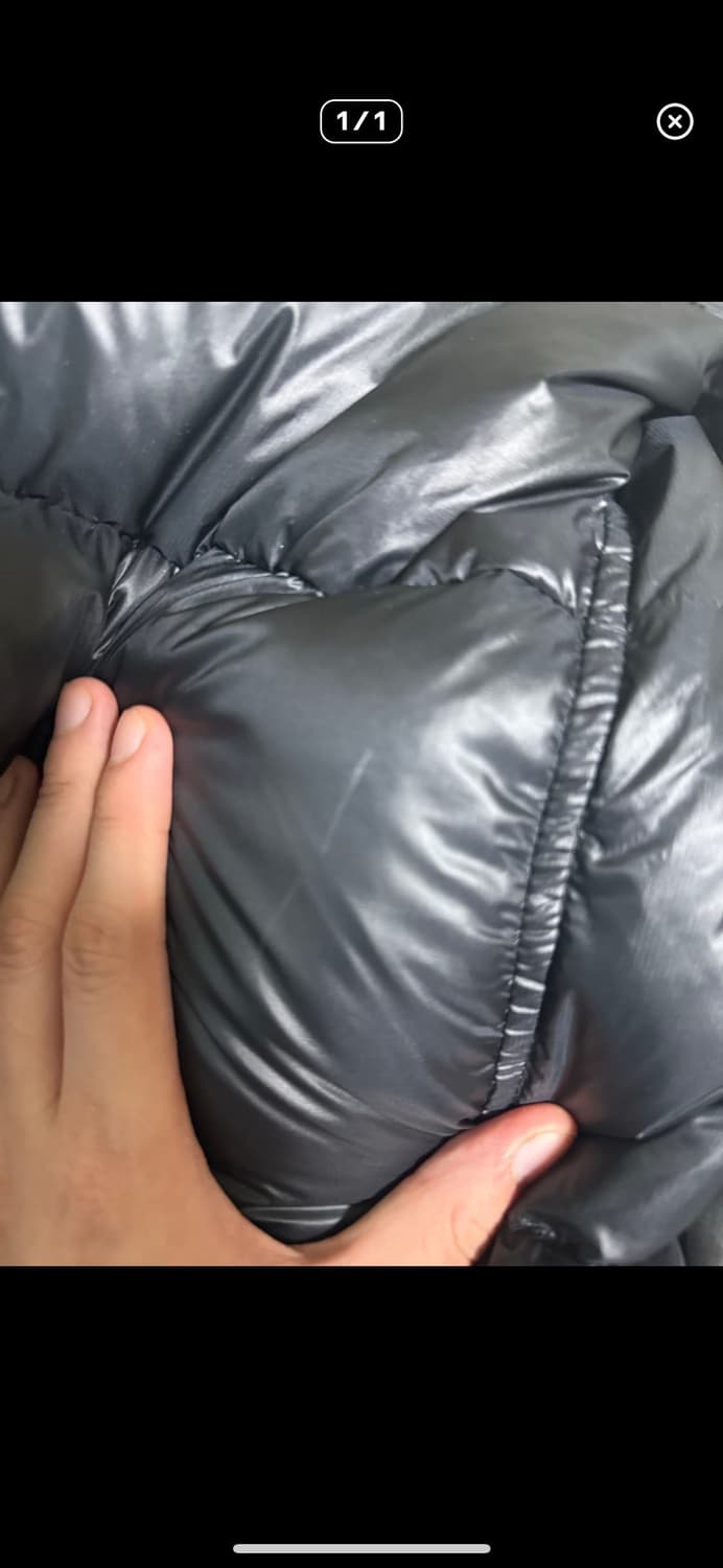 스투시 다운 파카 마이크로 립스탑 블랙 - L 상품이미지3