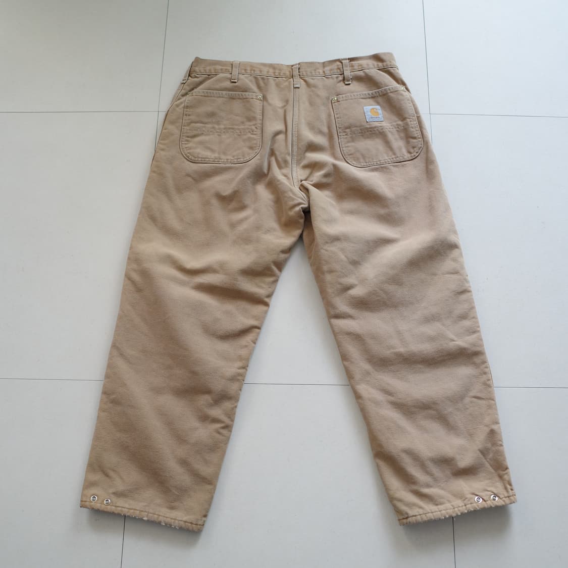 80s 칼하트 빈티지 퀼팅 라이너 워크팬츠 MADE IN USA 상품이미지7