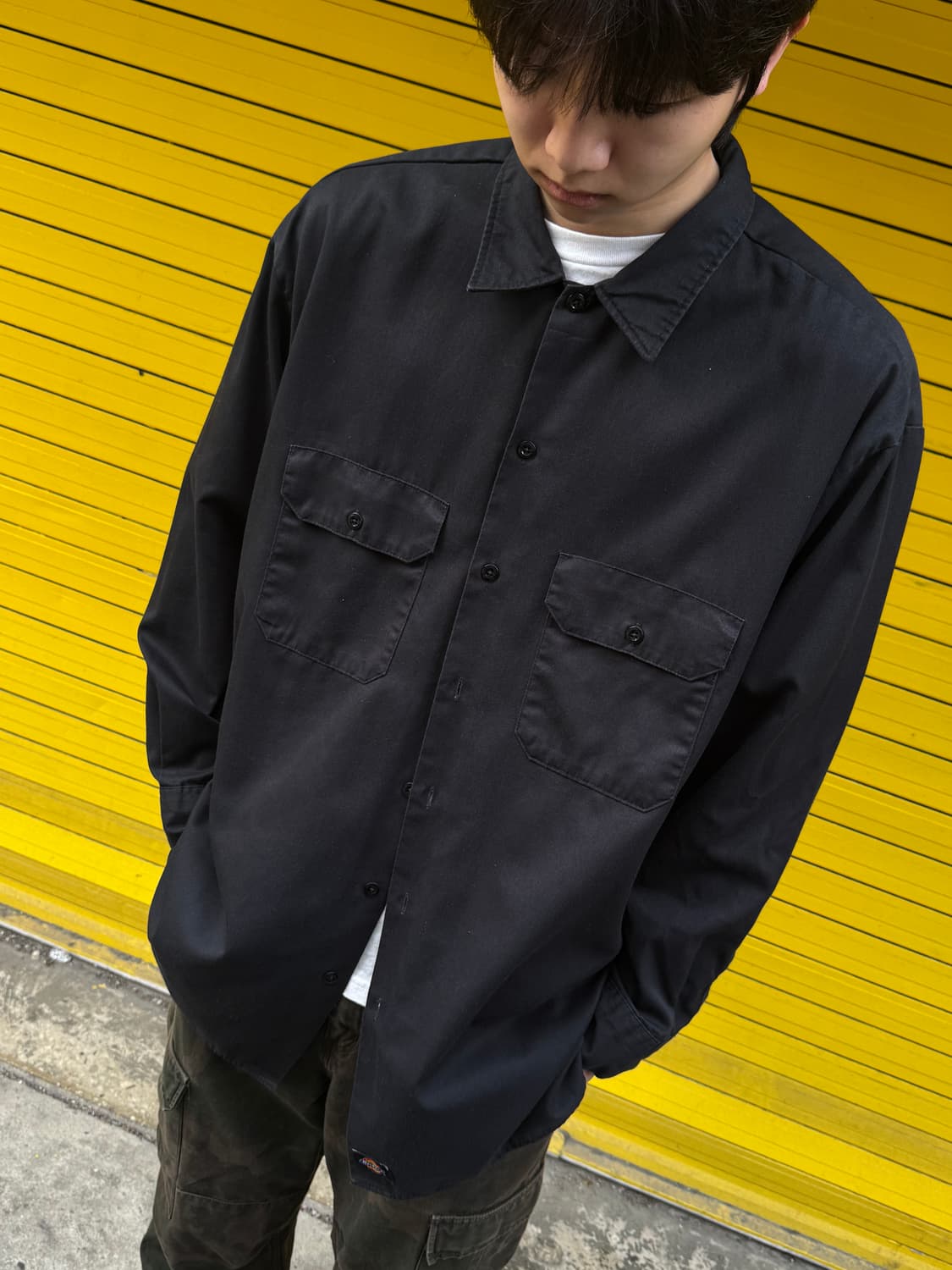 디키즈 574 워크셔츠 블랙 2XL 상품이미지3