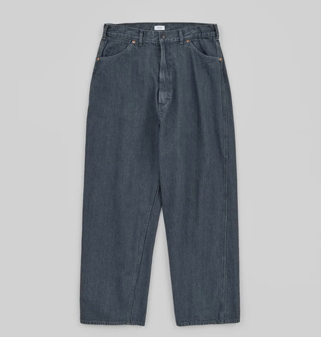 시오타 데님 페인터팬츠 미디엄그레이 6 상품이미지1