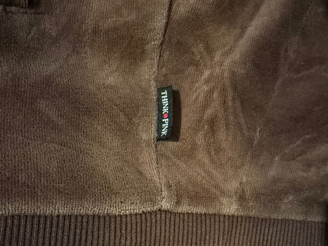 Think Pink 요세미티 벨루어 이태리 빈티지 후드집업 XL 상품이미지5