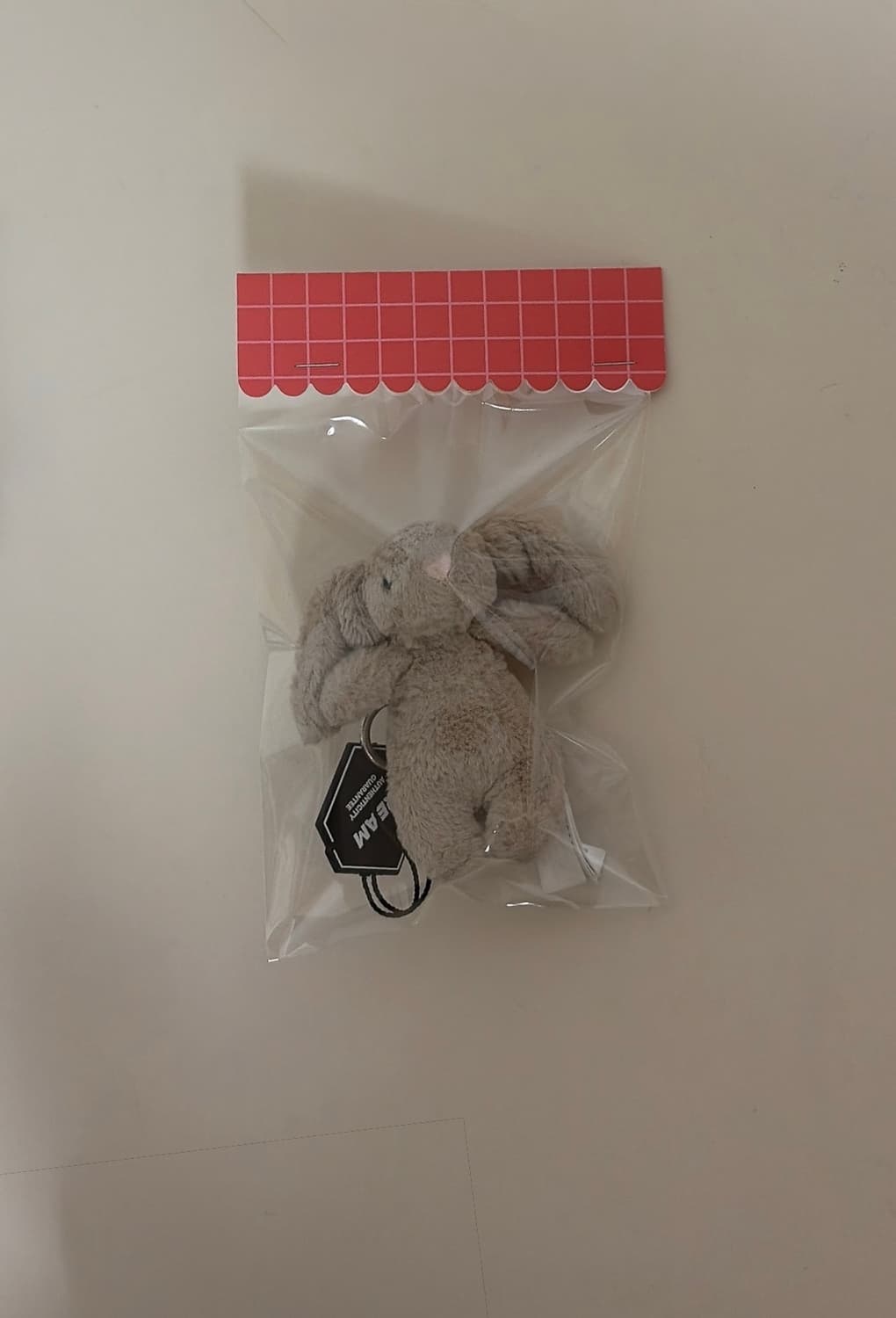 정품) 젤리캣 바쉬풀 버니 백 참 베이지 상품이미지1