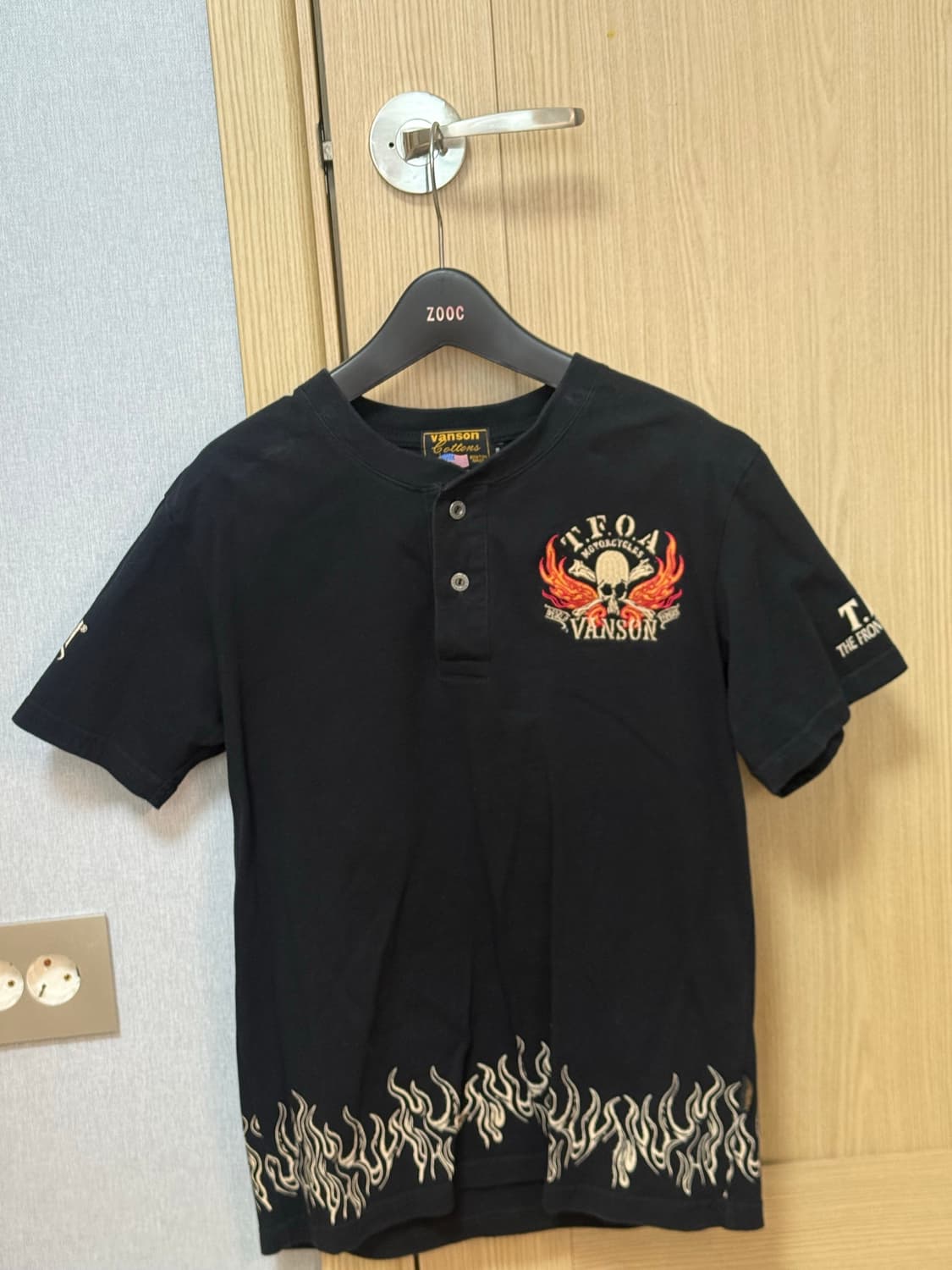 벤슨 vanson 자수 반팔티 상품이미지2