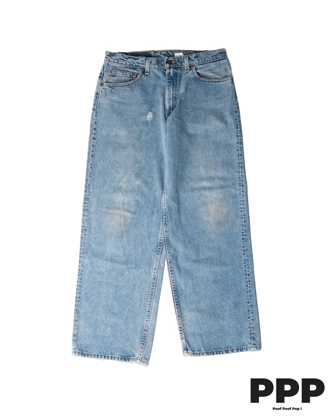 90’s 미제 리바이스 567 루즈 핏 엑스트라 와이드 레그 32x30 상품이미지2