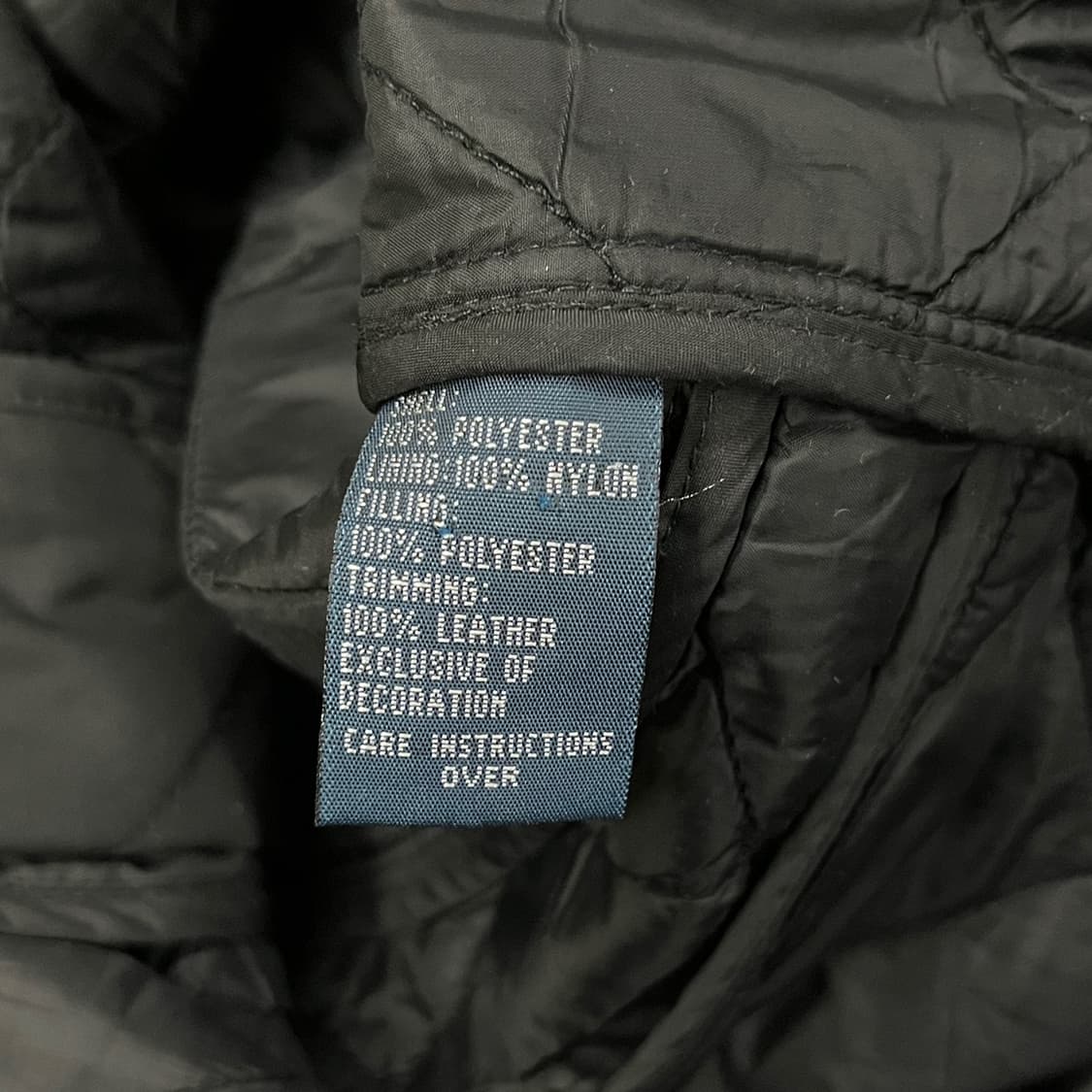 [정품/XL] 폴로 랄프로렌 퀼팅 자켓 블랙 b19 상품이미지8