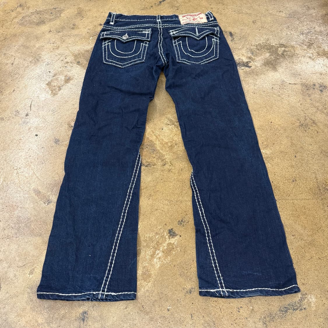 [정품/32] 트루릴리젼 스티치 데님 바지 b14 상품이미지3