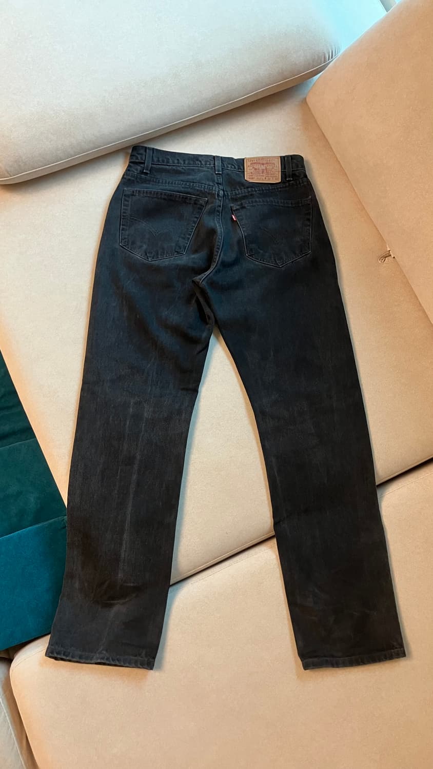90s Levi’s 505 black jeans 상품이미지2