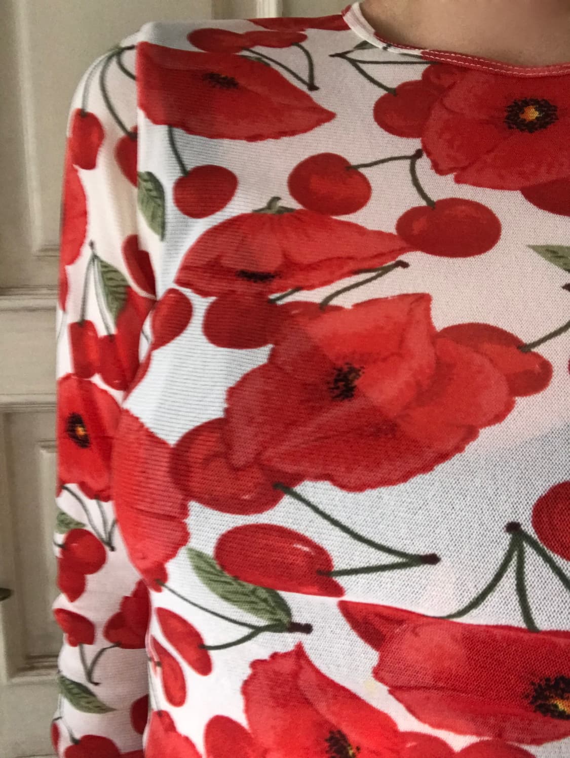 vintage flower mash top 상품이미지3