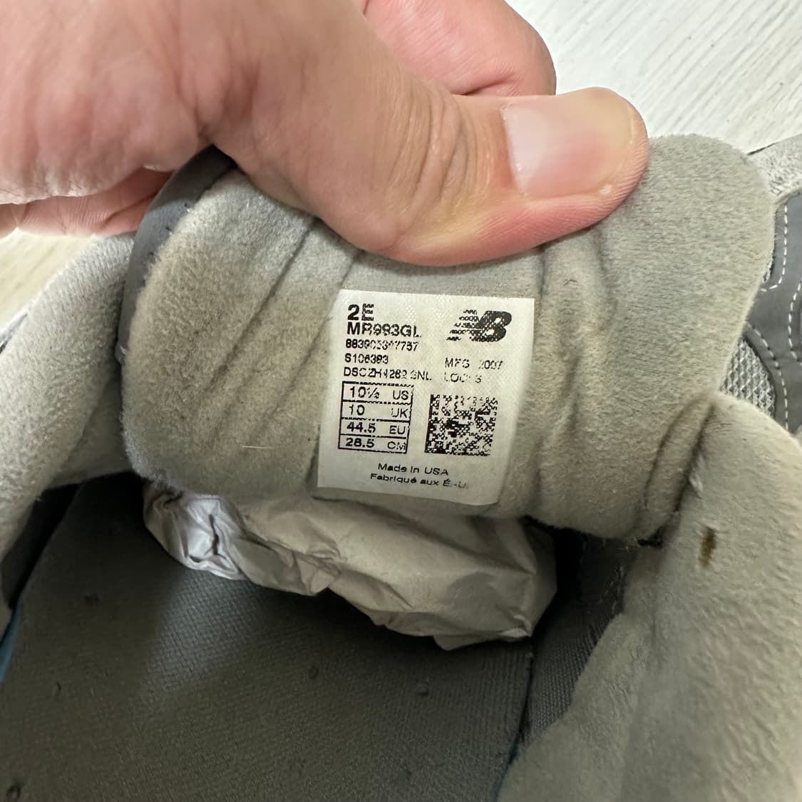 뉴발란스 993 그레이 285 2e 상품이미지8