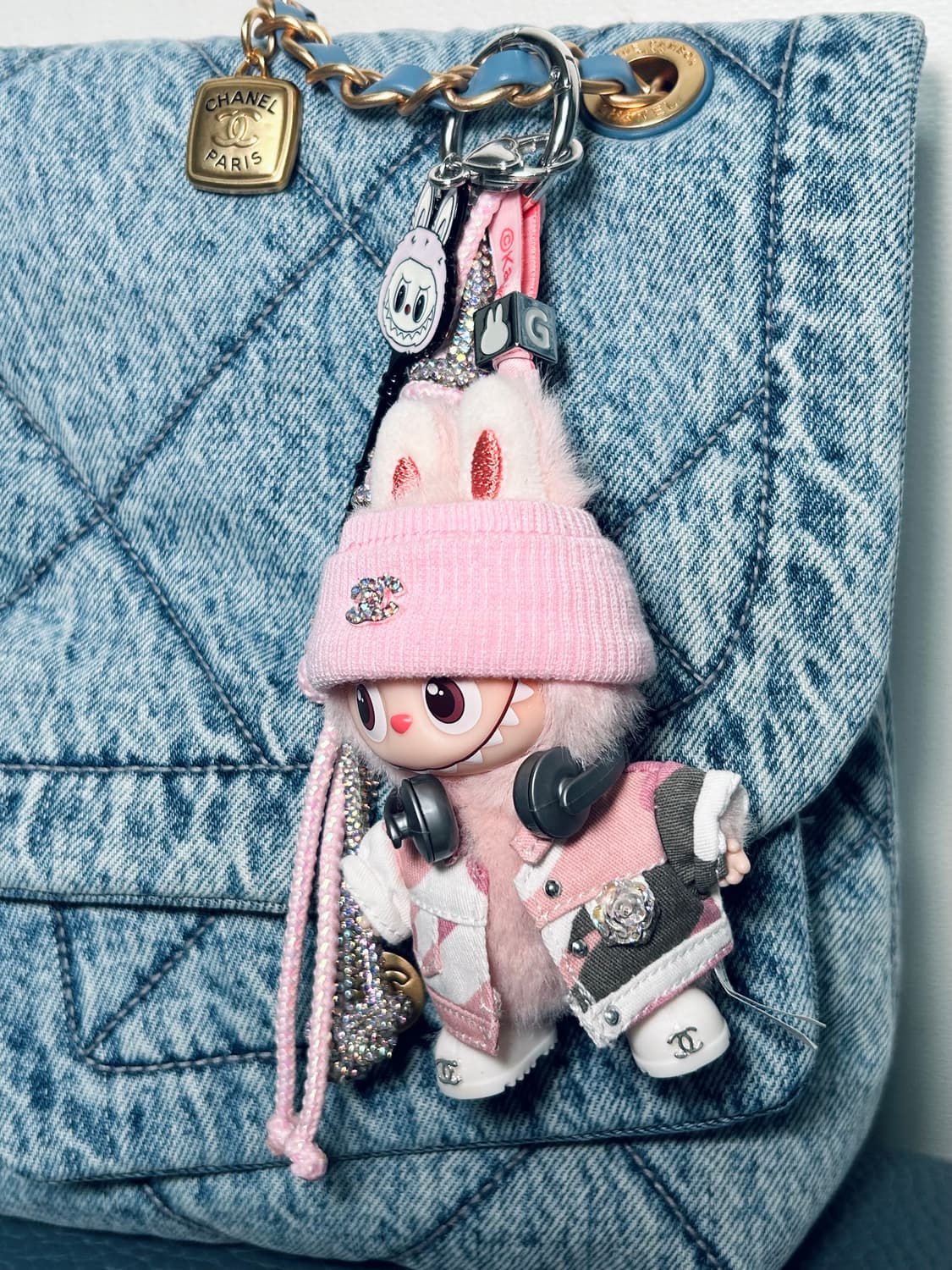 🙊미니라부부 내 마음속 비밀번호”G”커스텀키링 상품이미지7