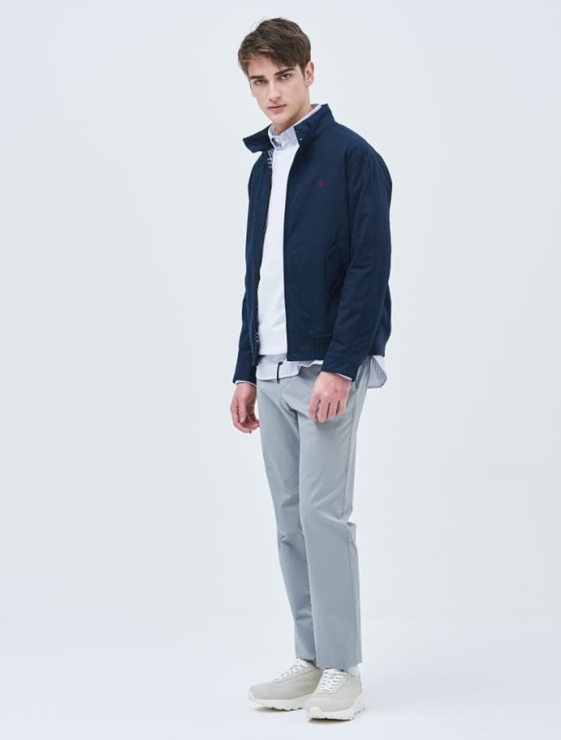 빈폴 네이비 코튼 헤링턴 자켓 상품이미지7