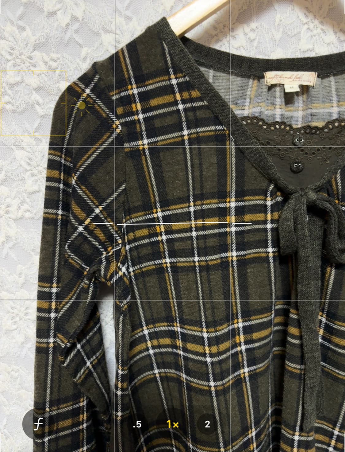 카키 체크 롱 슬리브 상품이미지10