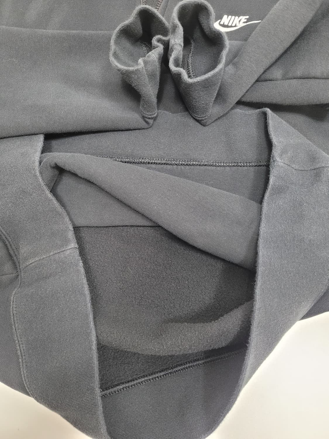 NIKE 22FW 클럽 브러시드 백 하프집업 풀오버 / 남 M 블랙
 상품이미지7