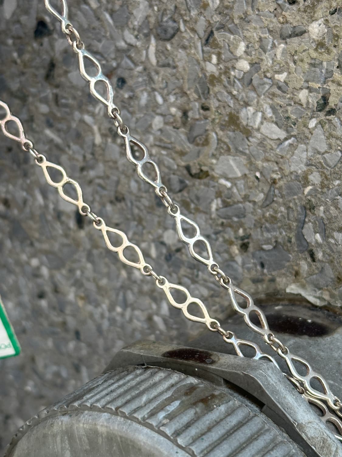 Vintage 925silver chain necklace 상품이미지1