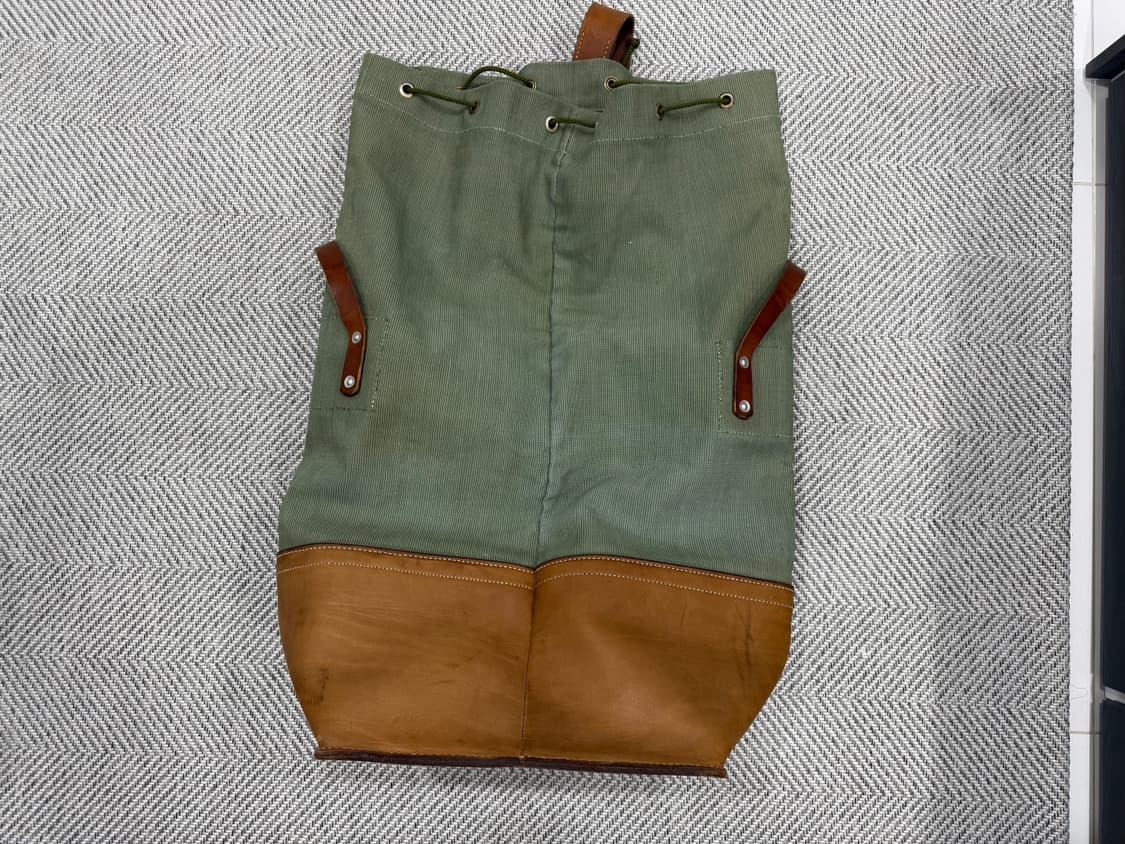 (레어 소장용) 귀한 스위스군 캔버스가죽백 상품이미지1