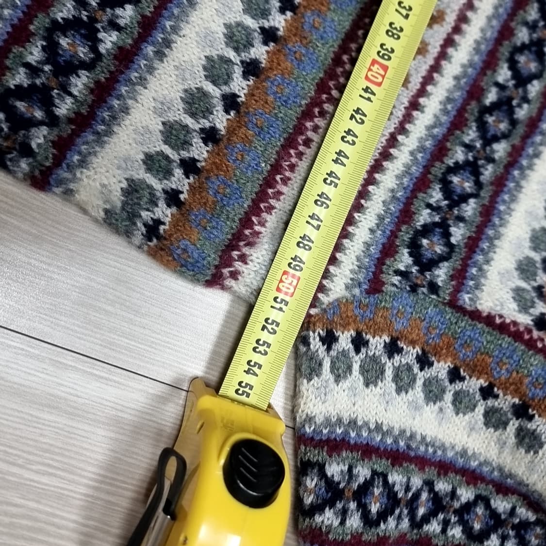 일본판 맥그리거 패턴 니트 스웨터(L) 상품이미지5