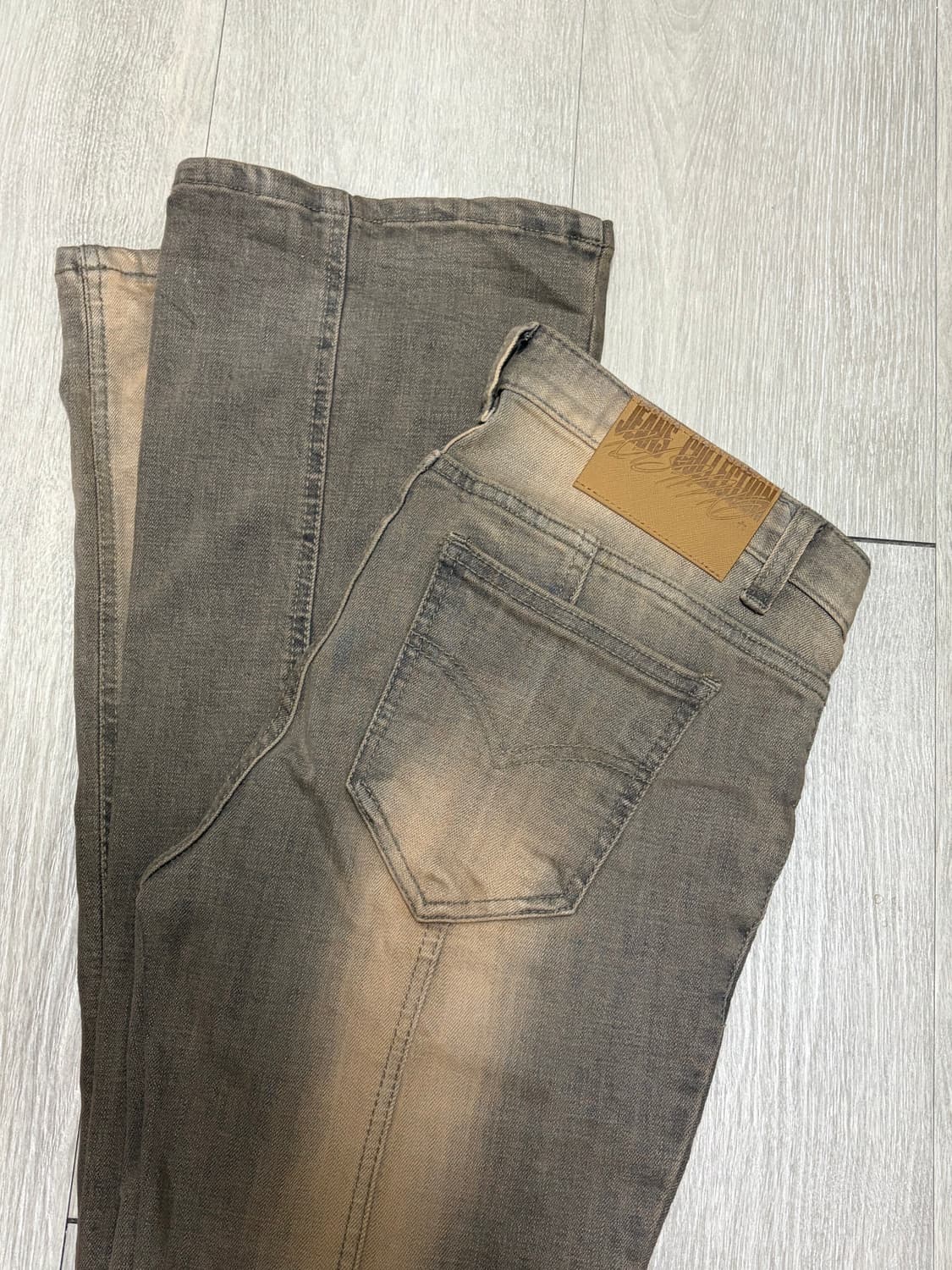 카시코 lowrise washed jeans beige 상품이미지2