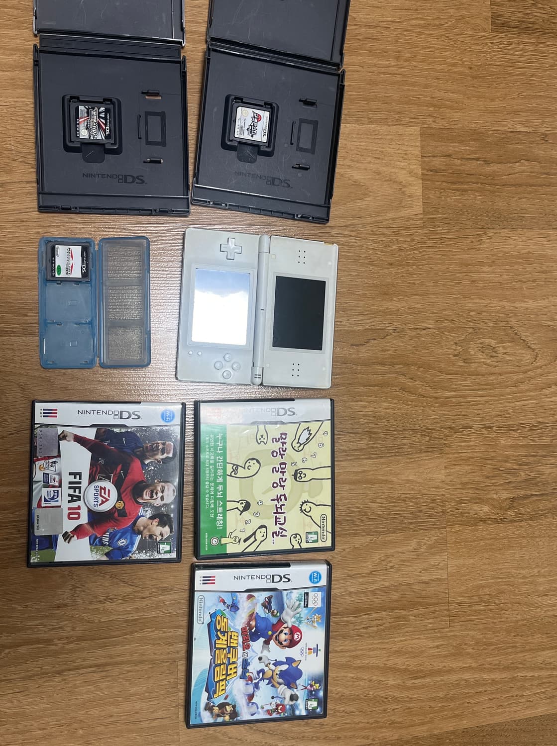 닌텐도ds lite 화이트+게임칩6개+충전기 상품이미지1