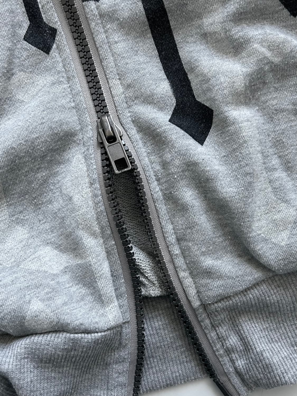 빈티지 십자가 크로스 고스 펑크 투웨이 후드 집업 자켓 상품이미지2