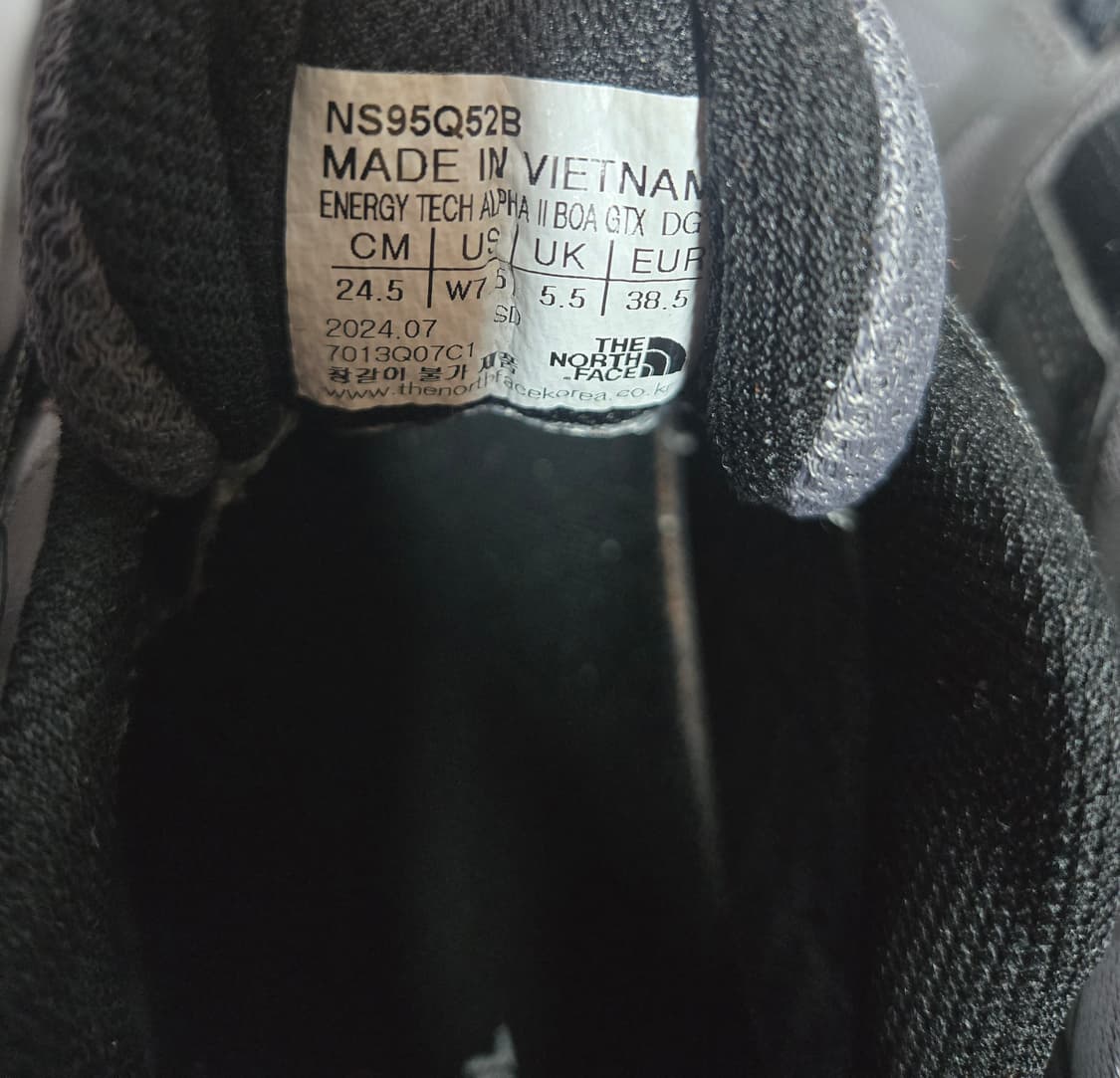 노스페이스 고어텍스 에너지 테크 알파 보아 GTX 245 상품이미지5