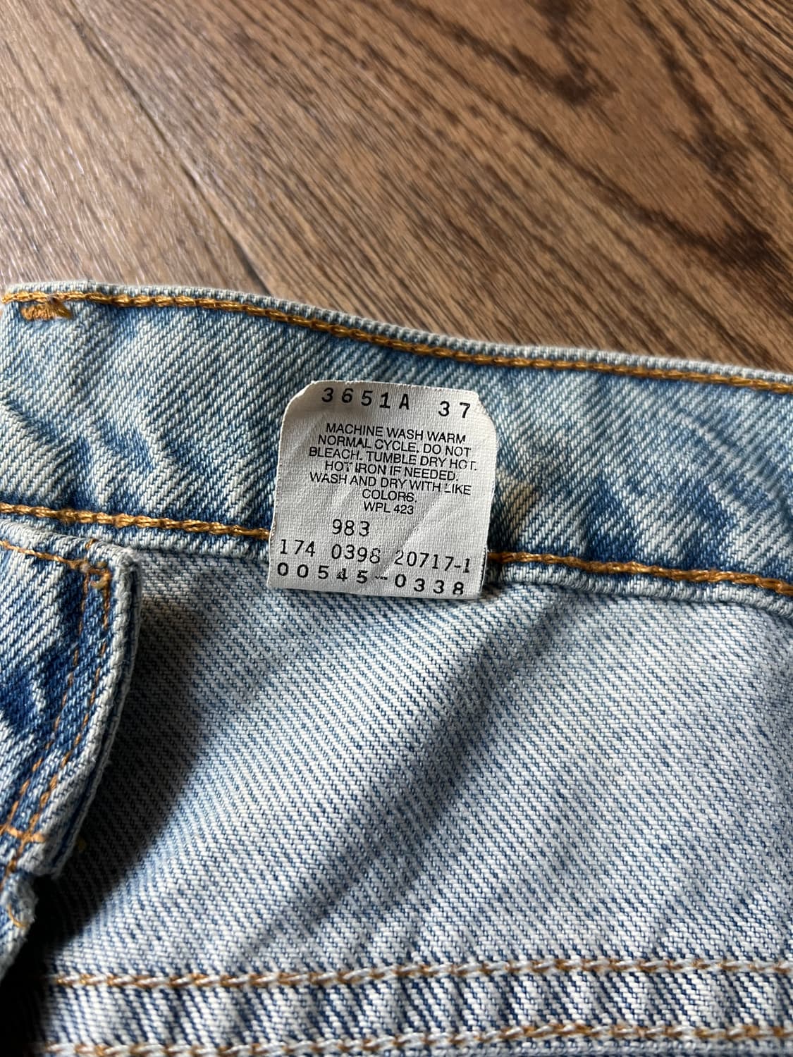 [40]90's 리바이스 USA 545 루즈 배기핏 데님 팬츠 상품이미지4