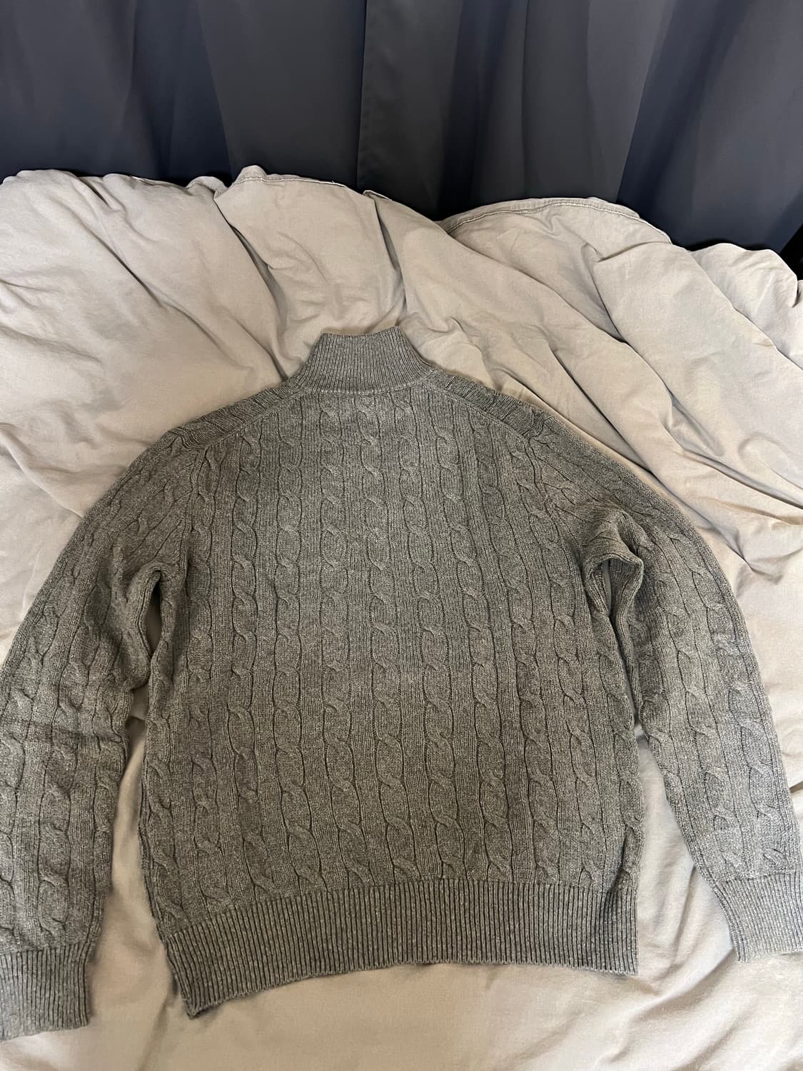 폴로 랄프로렌 그레이 케이블니트 s 상품이미지6