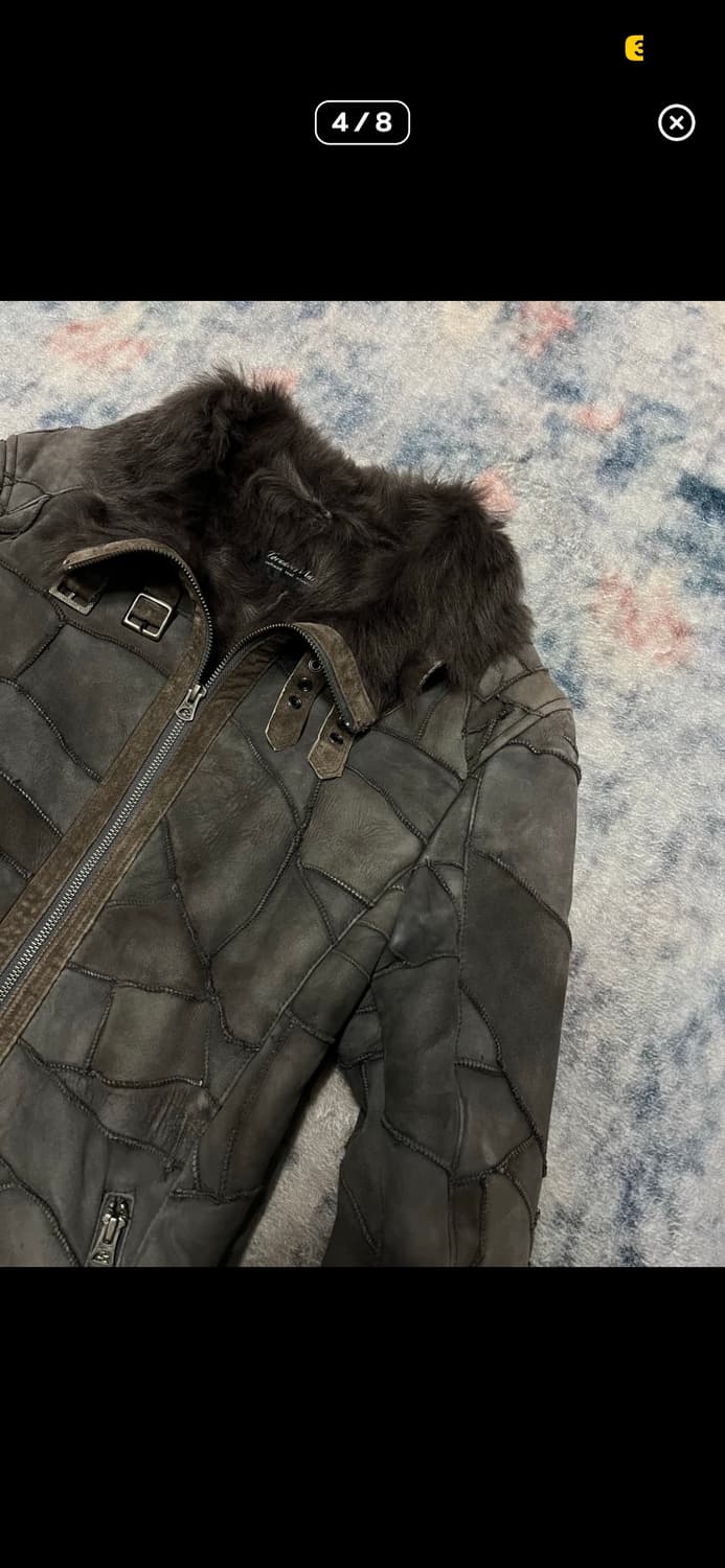 Tornadomart 00s patchwork trimming fur 상품이미지4