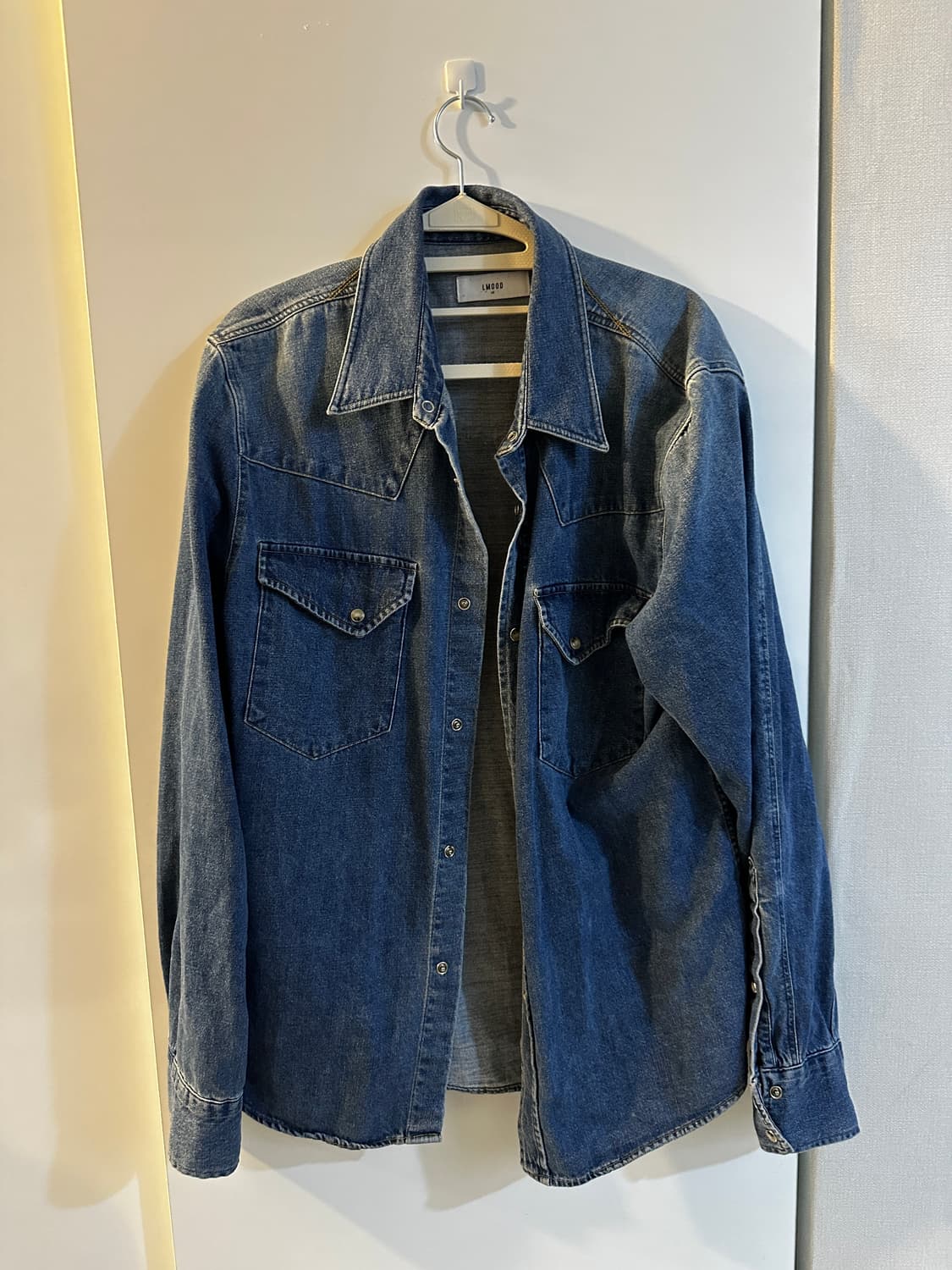 엘무드 배드가이 웨스턴 데님 셔츠 상품이미지1