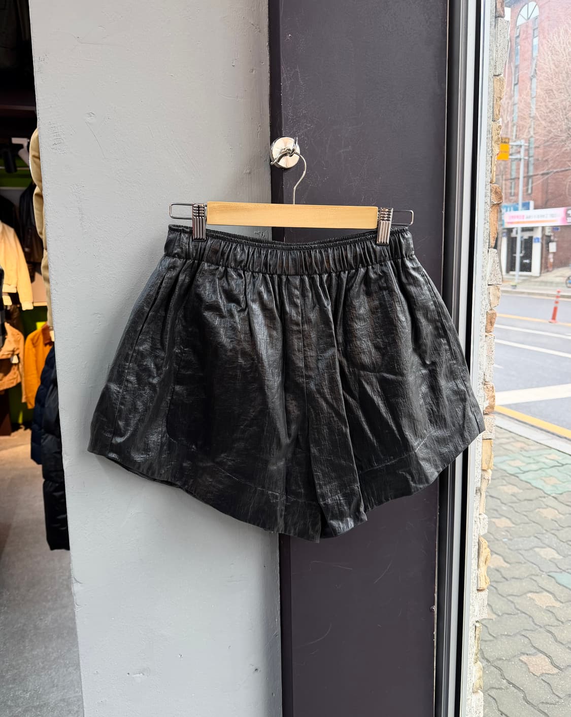 에토스 레더 쇼츠 팬츠 상품이미지5