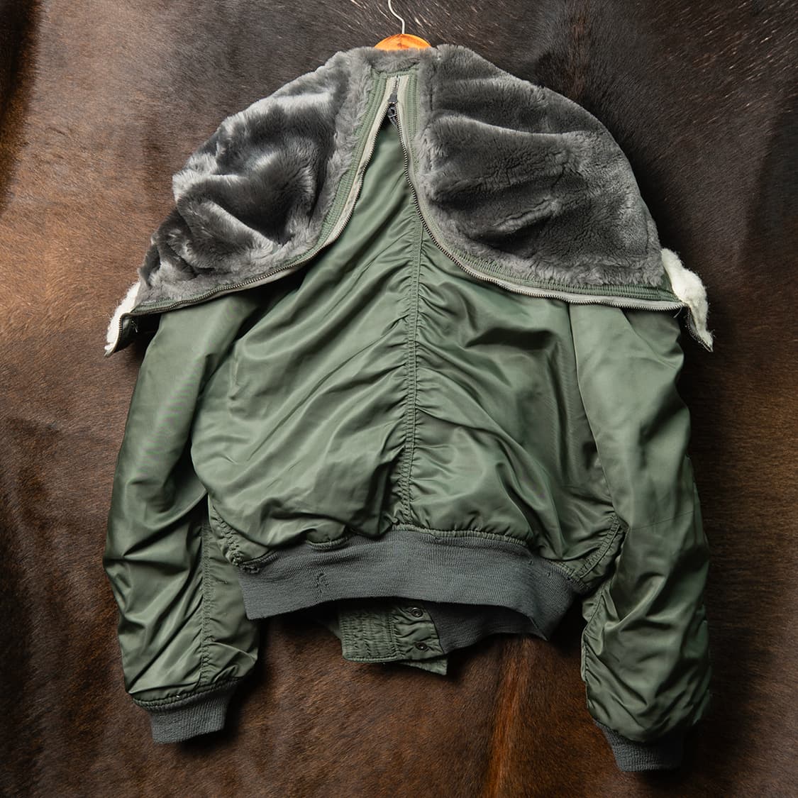 [L] 80s 미군 오리지널 N-2B 플라이트 파카  상품이미지5