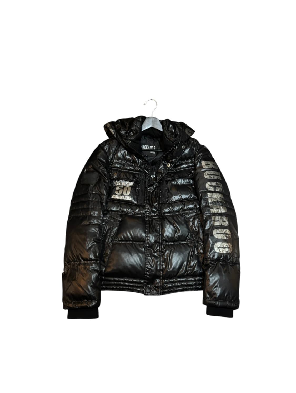 버커루 숏패딩 블랙 L사이즈 상품이미지1