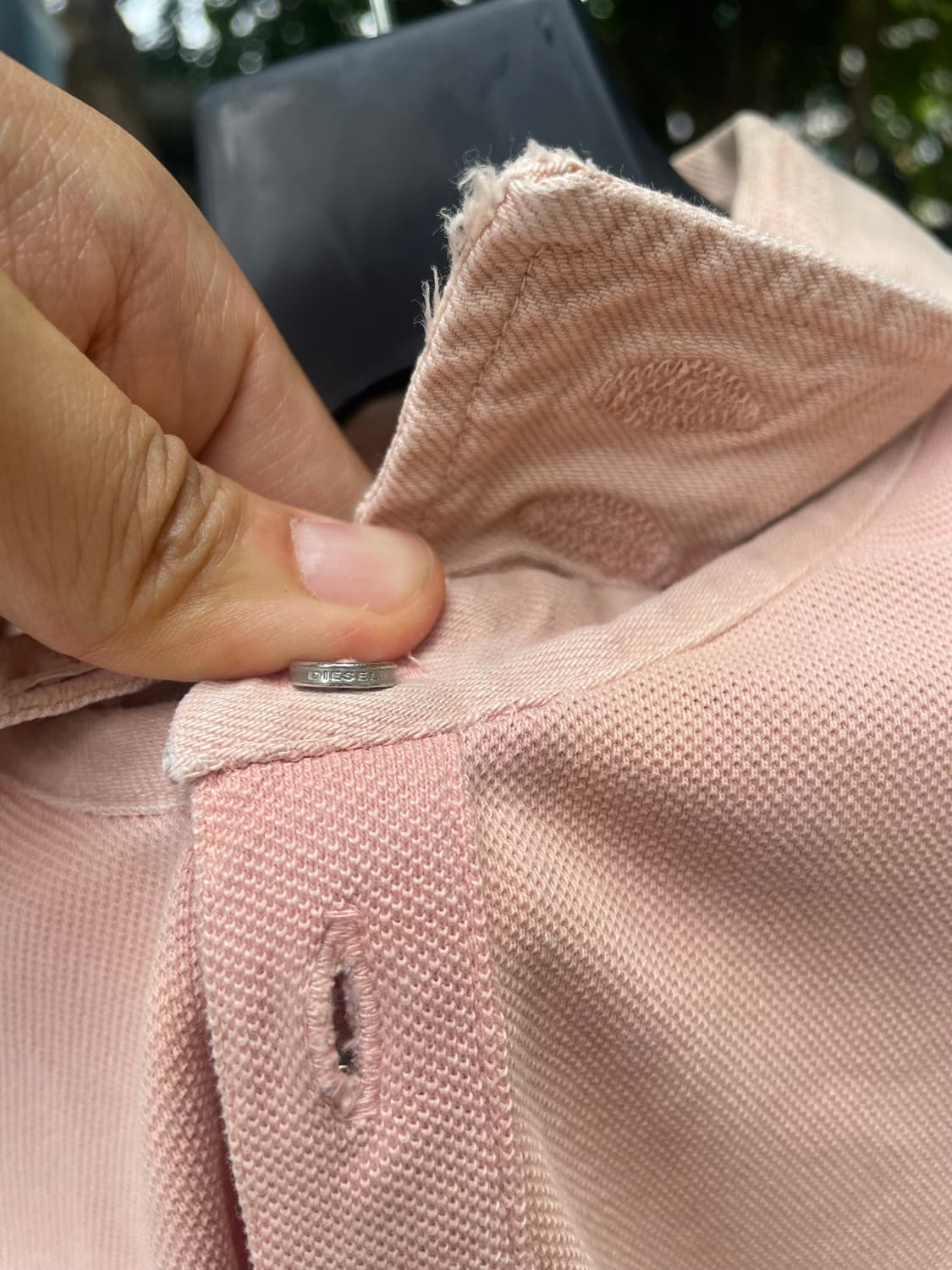 디젤 pk 디스트로이 카라 반팔티(105) 상품이미지3