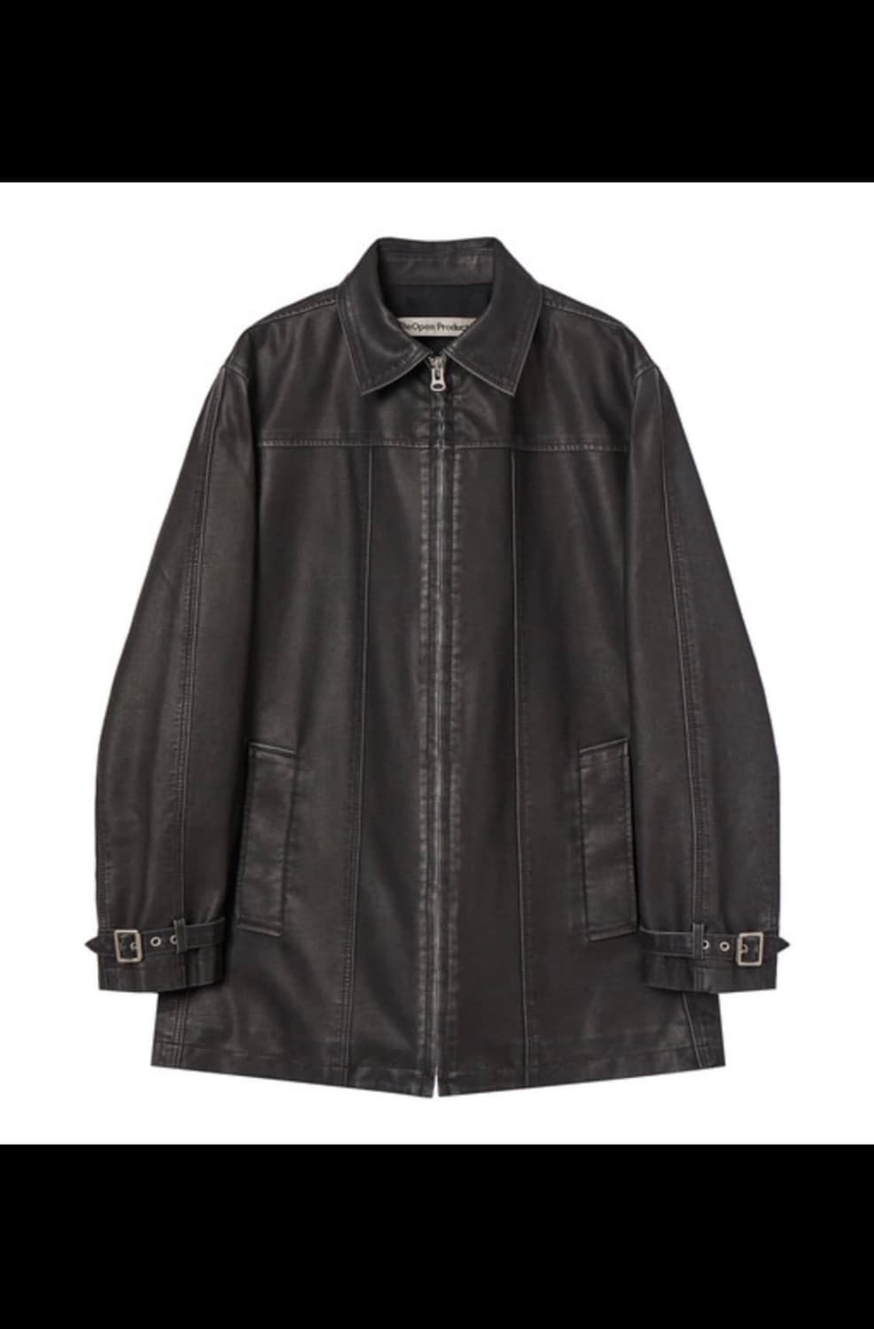 더오픈프로덕트 오픈와이와이 에코레더프린트자켓 상품이미지2