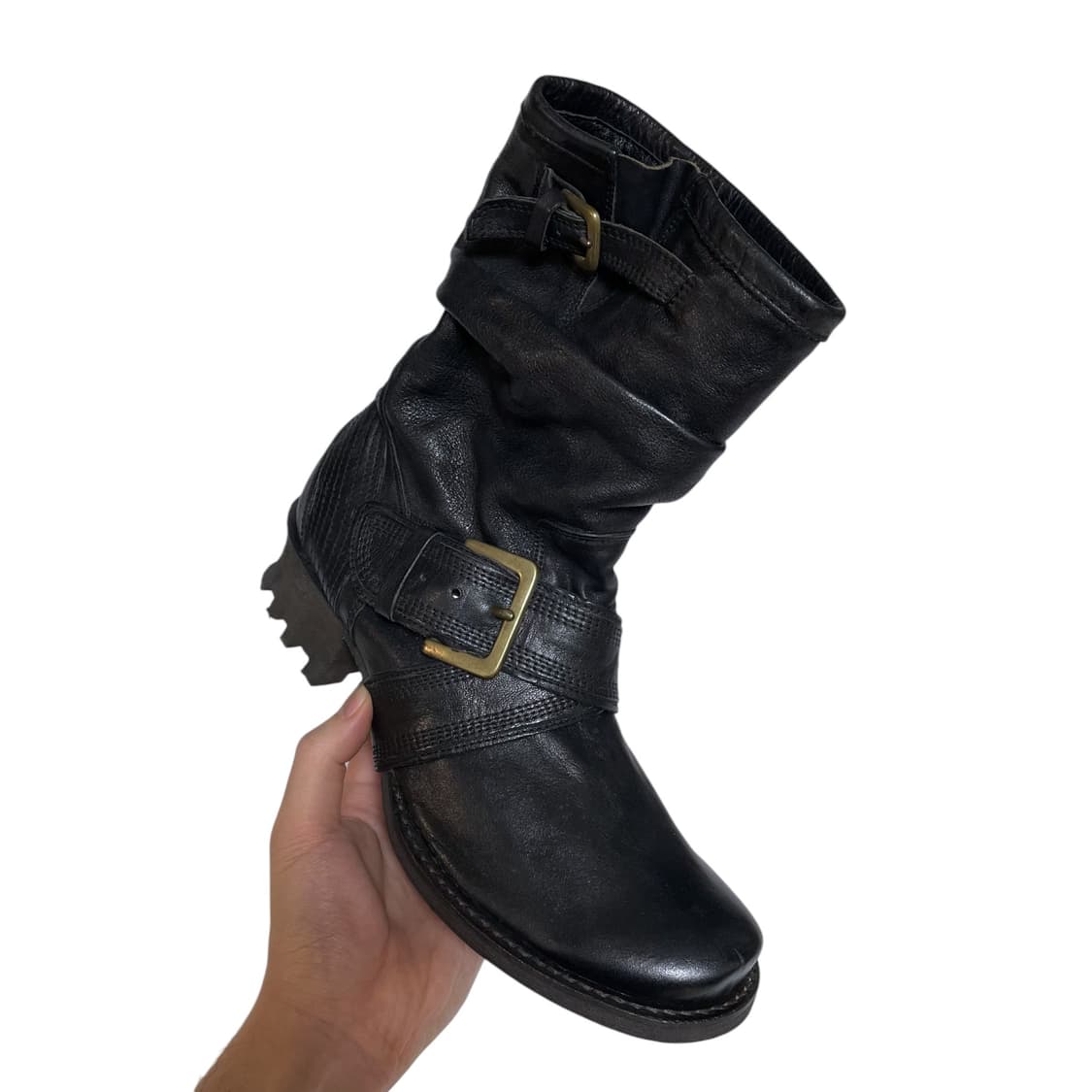 훕데두 드레이프 엔지니어부츠 상품이미지6