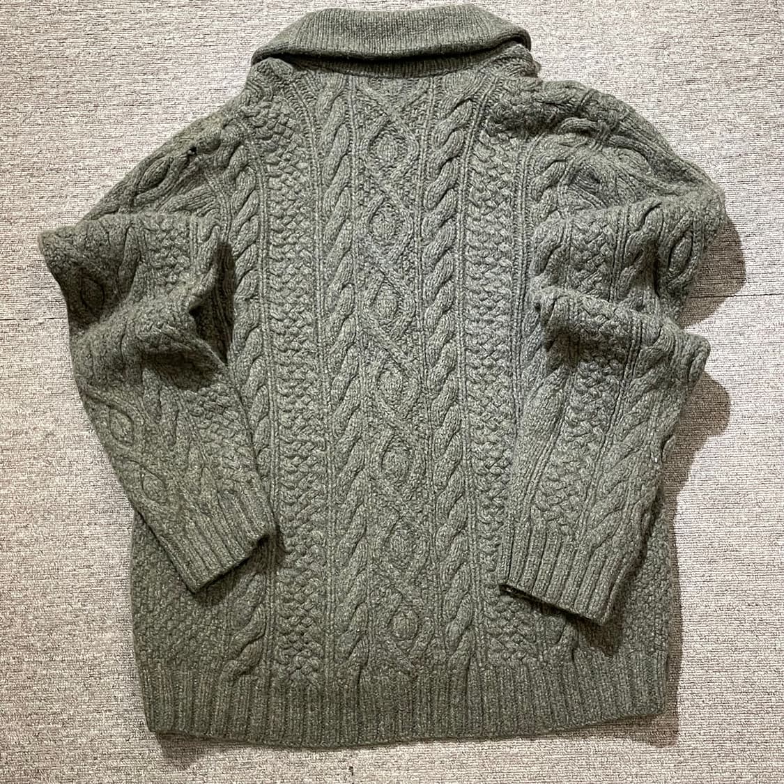 (XXL) POLO 폴로 랄프로렌 숄 카라 케이블 니트 가디건 상품이미지8