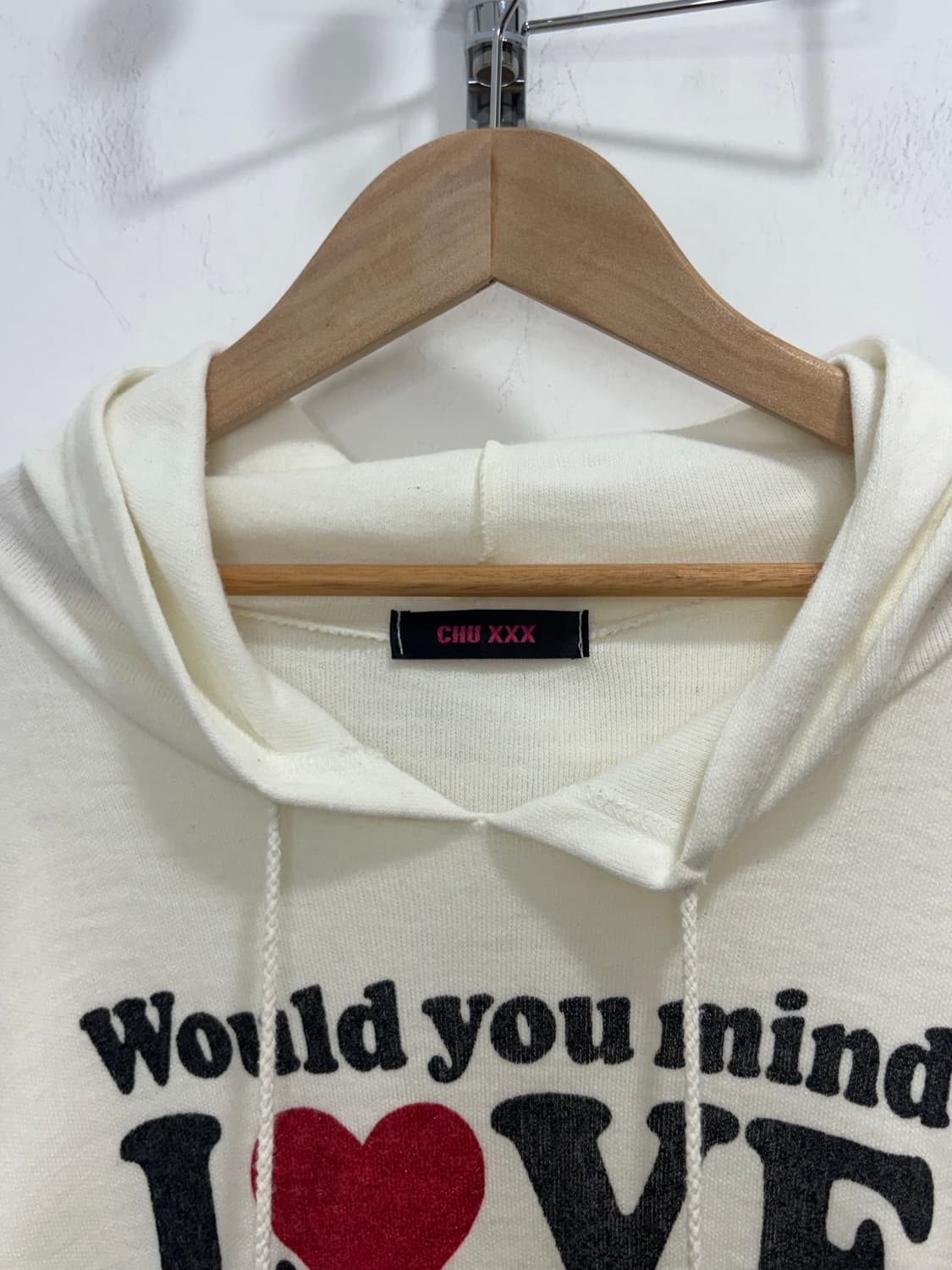 Chuxxx 호피 폼폼이 갸루 후드 니트 원피스 상품이미지6